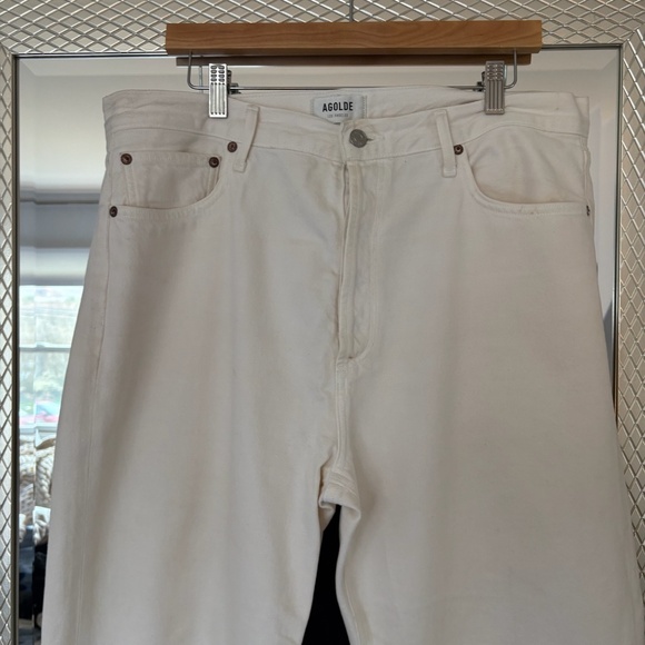 AGOLDE Mid-Rise 90s Jeans in “Fortune Cookie” – Size 32 - Picture 9 of 11